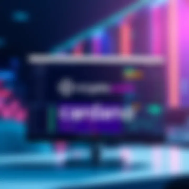 Celebration of the CNT token SNEK being listed on Crypto.com, showcasing the Cardano logo and the exchange's interface on a monitor