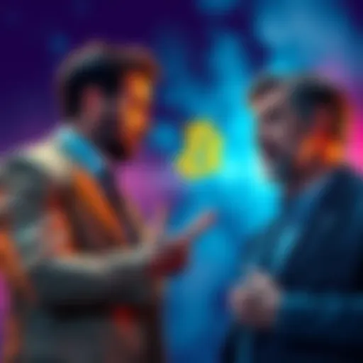 Coinbase CEO discusses Bitcoin value with a French banker in a heated exchange