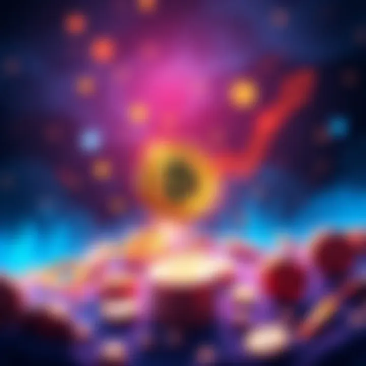 An illustration showing a rising graph with Bitcoin and various altcoins in the background, symbolizing a shift in the crypto market.