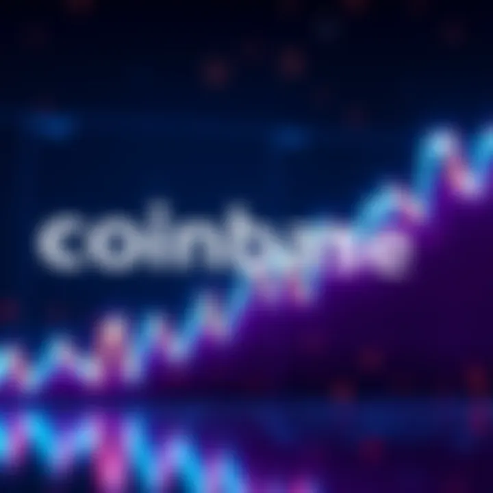 The Coinbase logo displayed alongside a rising price graph, symbolizing market excitement and alt season discussions.
