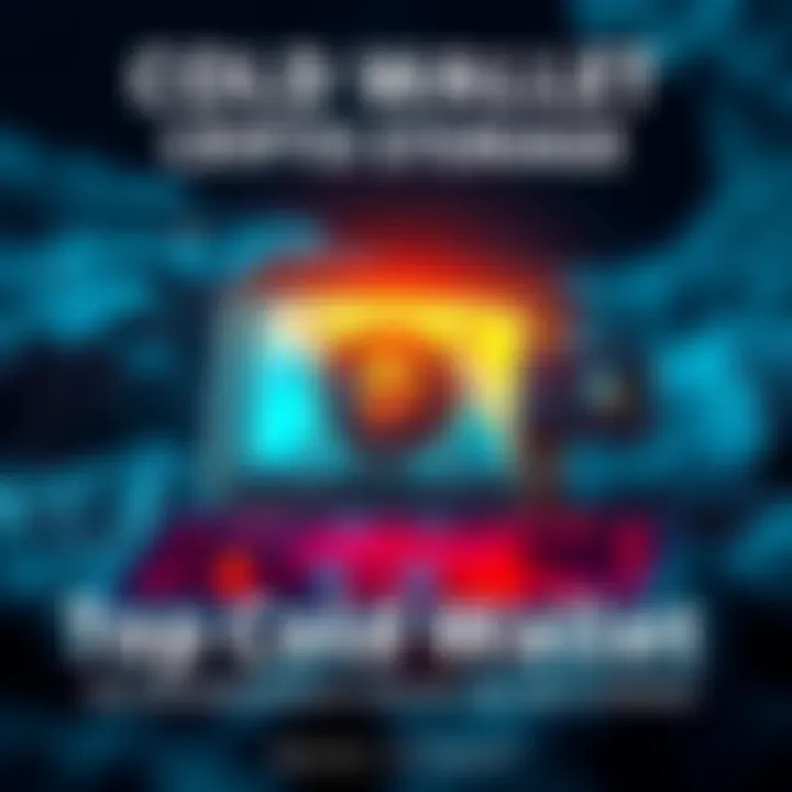 A secure cold wallet device for cryptocurrency, showcasing its sleek design and features for safe asset storage.