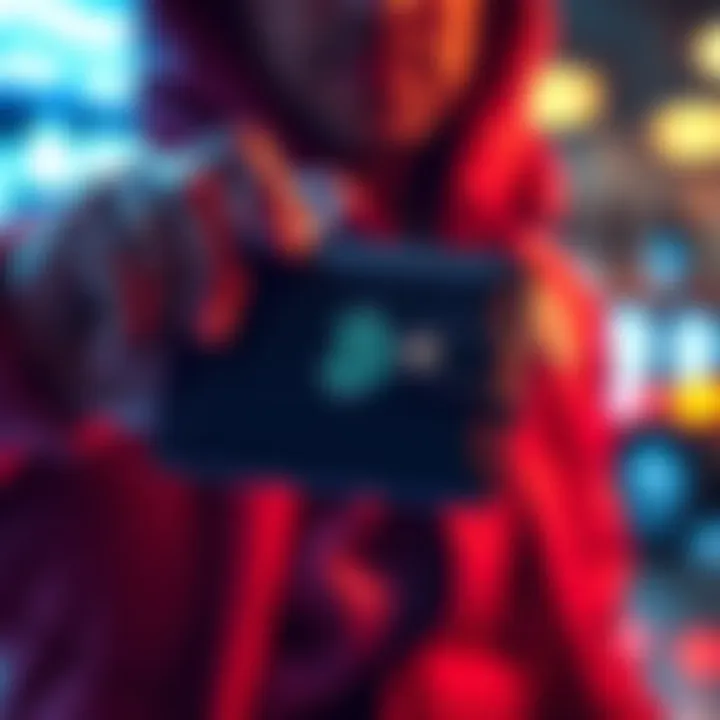 A person holding a cold wallet device, symbolizing secure cryptocurrency storage
