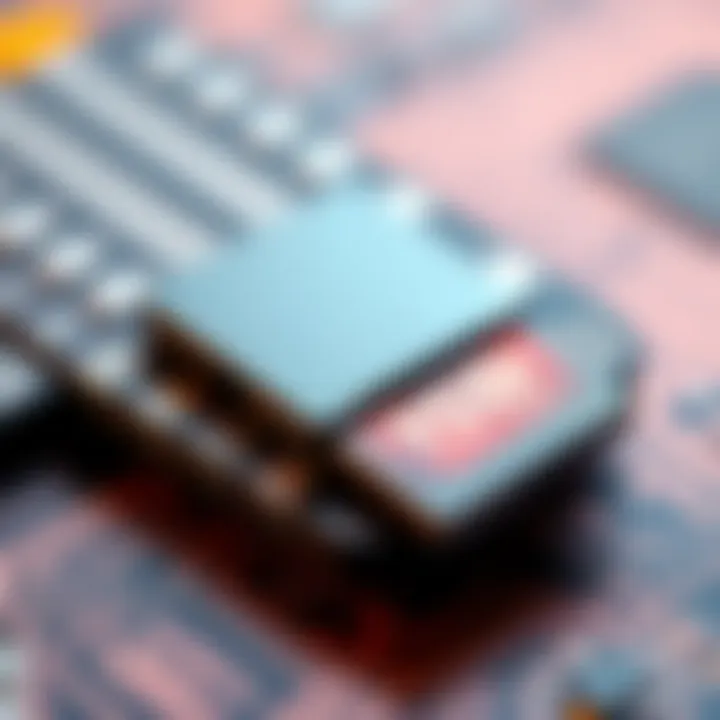 COLDCARD Mk5 with MicroSD card A close-up of a COLDCARD Mk5 cryptocurrency wallet showing a MicroSD card inserted, highlighting the security feature of 2FA.
