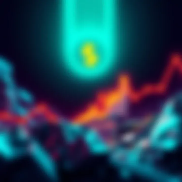 Collapse of $LAPTOP Token Illustration showing a falling graph with a laptop symbol representing the $LAPTOP token's decline in value
