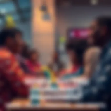Community Engagement People participating in community activities, building connections and sharing ideas.