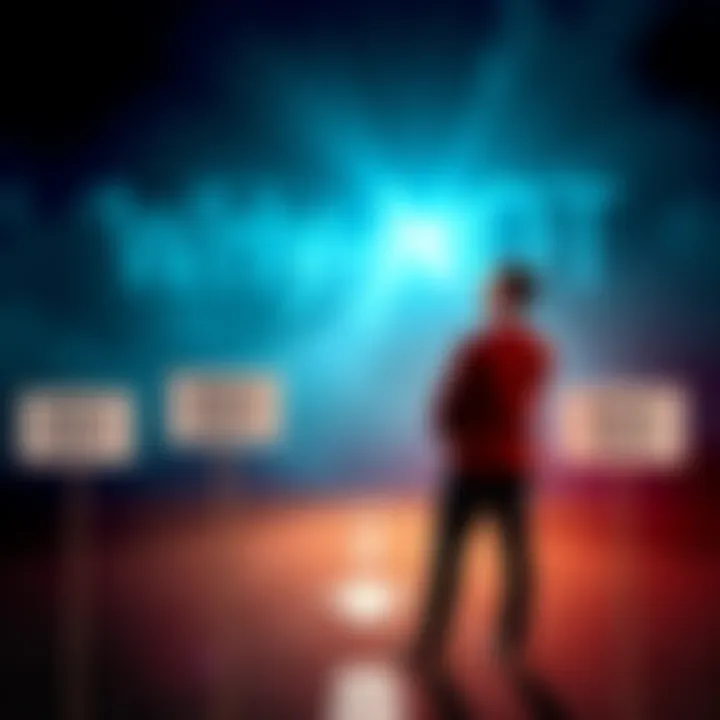 A person standing at a crossroads, looking thoughtful while considering different paths labeled with 'Why Not'.