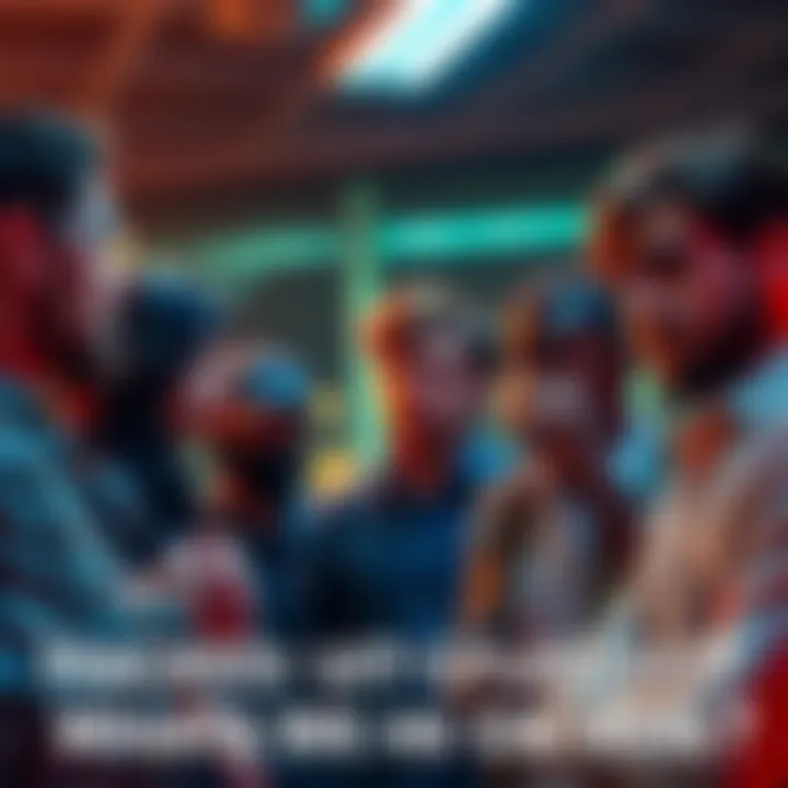 A group of people looking puzzled while talking about recent hacking incidents.