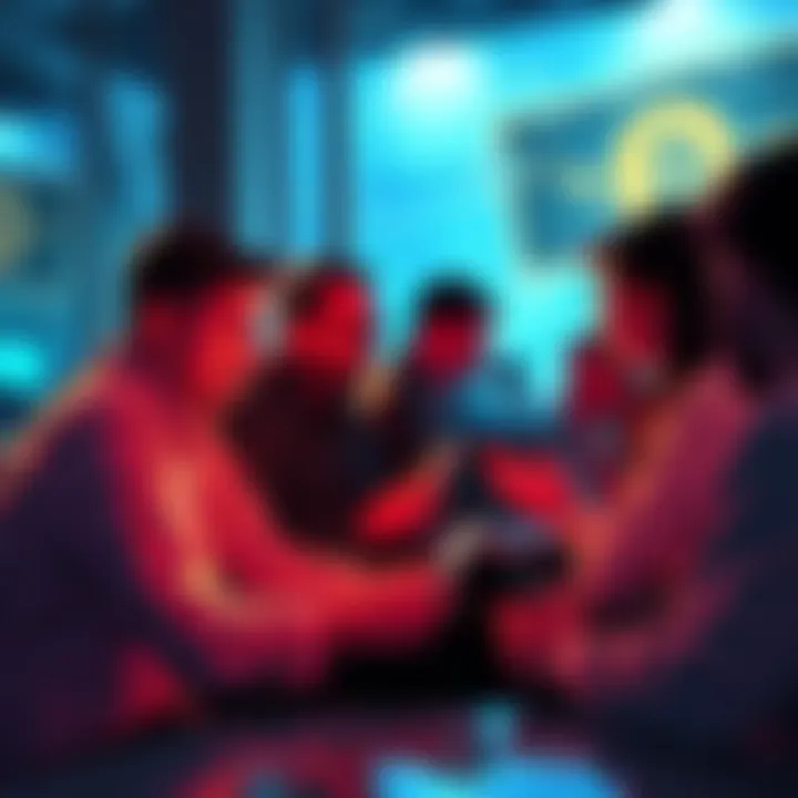 People discussing copium trends A group of people engaging in lively conversation about copium on Twitter and Bitcoin forums