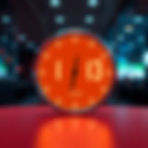 A digital clock showing twelve hours left for the DOT issuance reset notification