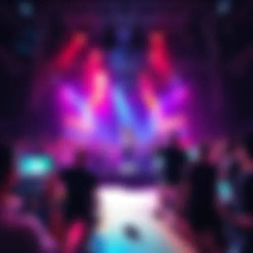 A lively stage filled with performers showcasing their talents at BlockJam #264