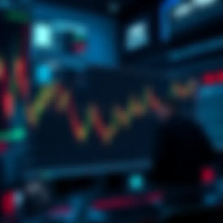 A chart showing the recent drop in CRO prices below $0.10, with traders analyzing the trend.