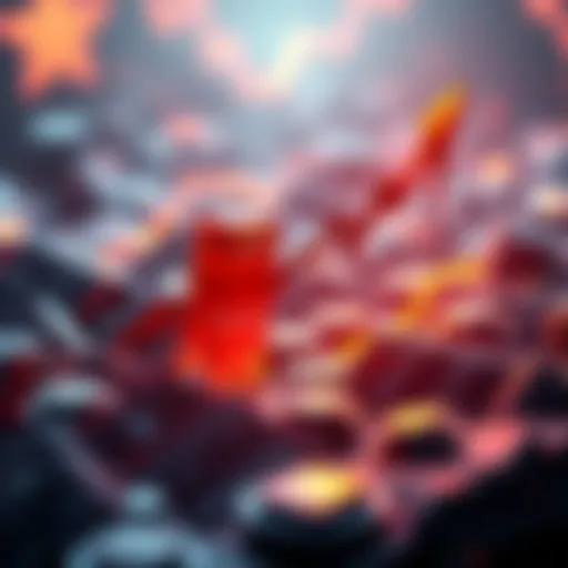 A graphical representation of a rising trend in crypto card transactions alongside stablecoins