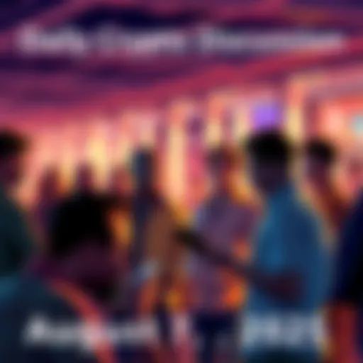 A group of individuals engaged in a conversation about cryptocurrency trends and tips.