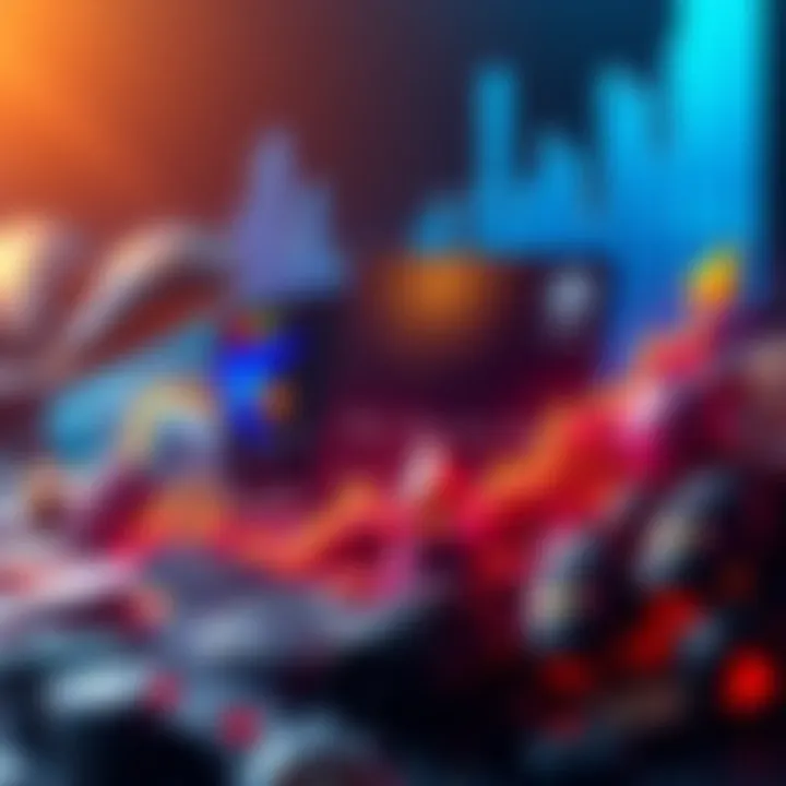 A graphic showing various crypto cards and a growing market graph, symbolizing the rise of cryptocurrency payments.