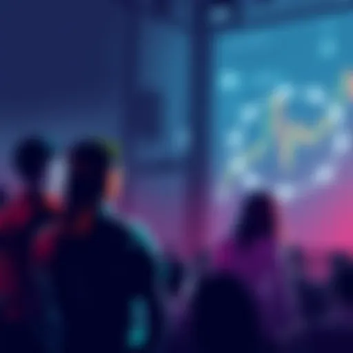 People engaged in discussion about cryptocurrency trading tips and sharing insights while focusing on safety from scams