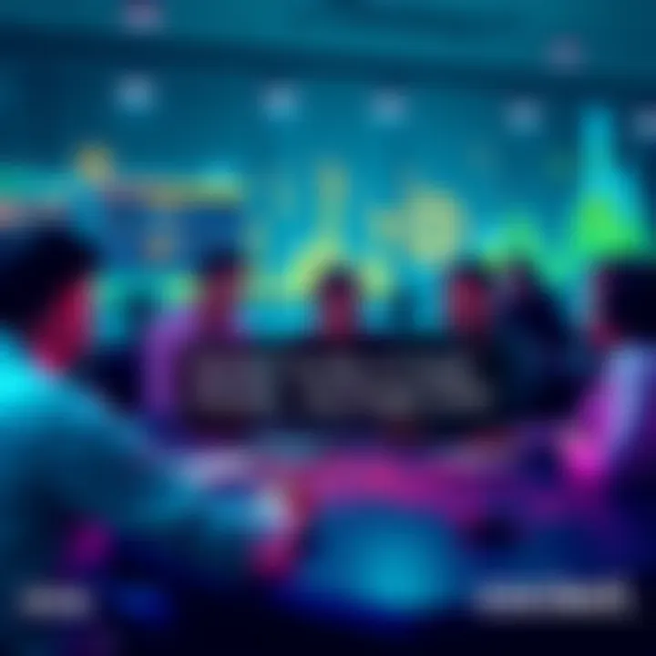 A group of people sharing ideas about cryptocurrency in an online forum