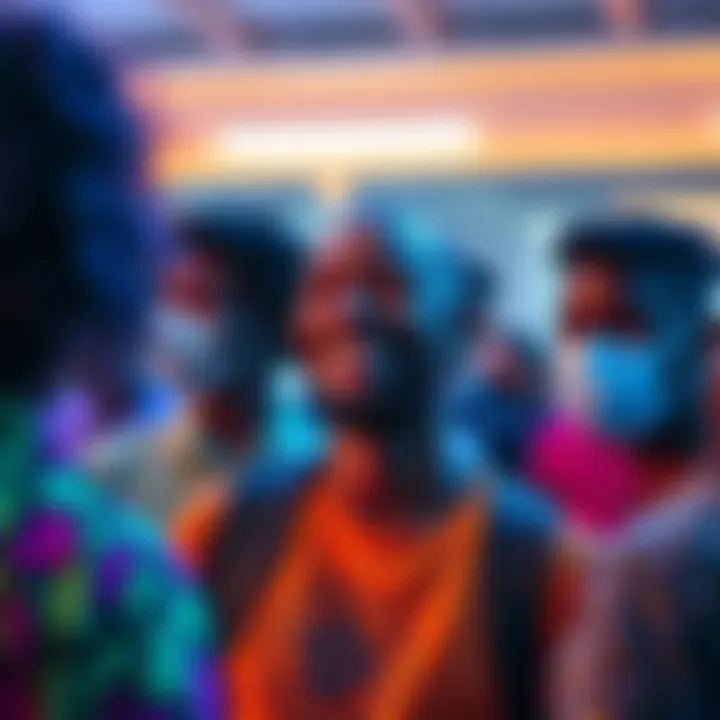 A crypto influencer smiles while discussing diversity and social justice in a video clip