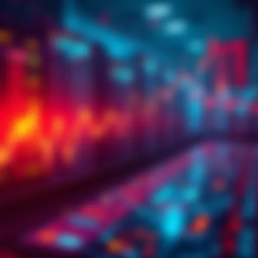 A graphic showing a downward trend in cryptocurrency prices with a large sell-off symbolizing over $1 billion in liquidations.