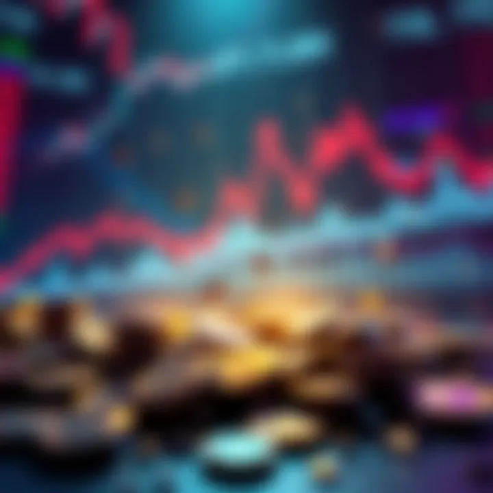 Crypto Market Liquidation A graphic showing a dramatic decline in crypto values with falling charts and broken coins, reflecting the $171M liquidation impact.