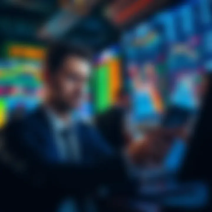 Traders reviewing cryptocurrency charts with cautious expressions as market sentiment shifts positively