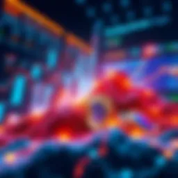 A digital representation of the evolving cryptocurrency market, showing upward trends and regulatory symbols in 2026.