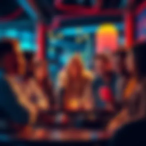A diverse group of people sharing their favorite cryptocurrency buying platforms in a casual setting