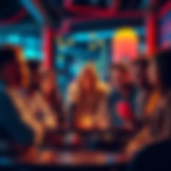 A diverse group of people sharing their favorite cryptocurrency buying platforms in a casual setting
