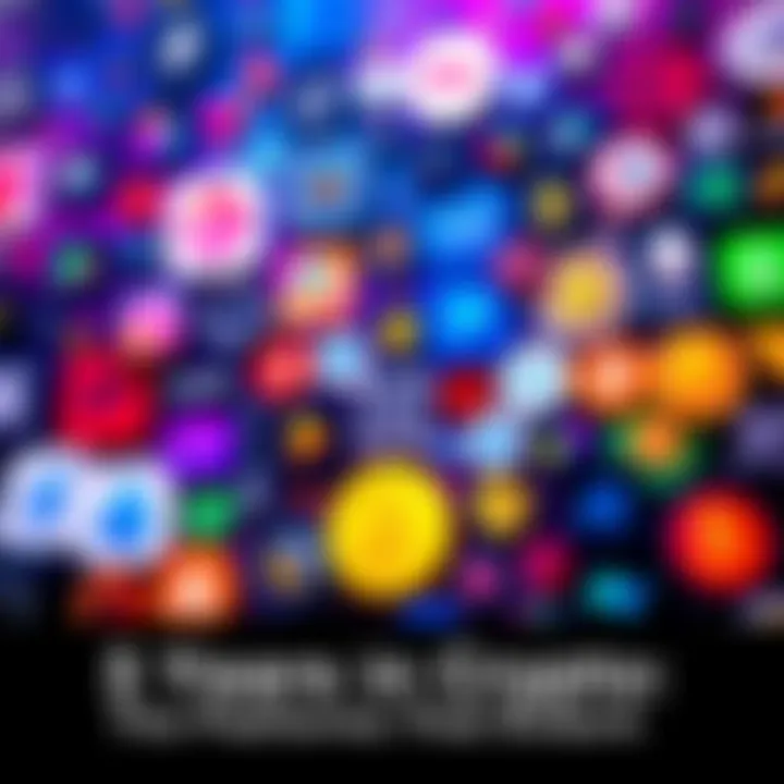 Crypto Platforms Over Time A collage of popular cryptocurrency platform logos representing five years of endurance in the crypto market