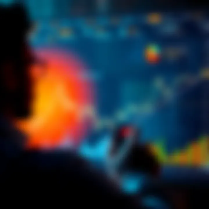 A person looking at charts and graphs, focusing on Solana's allocation in their cryptocurrency portfolio