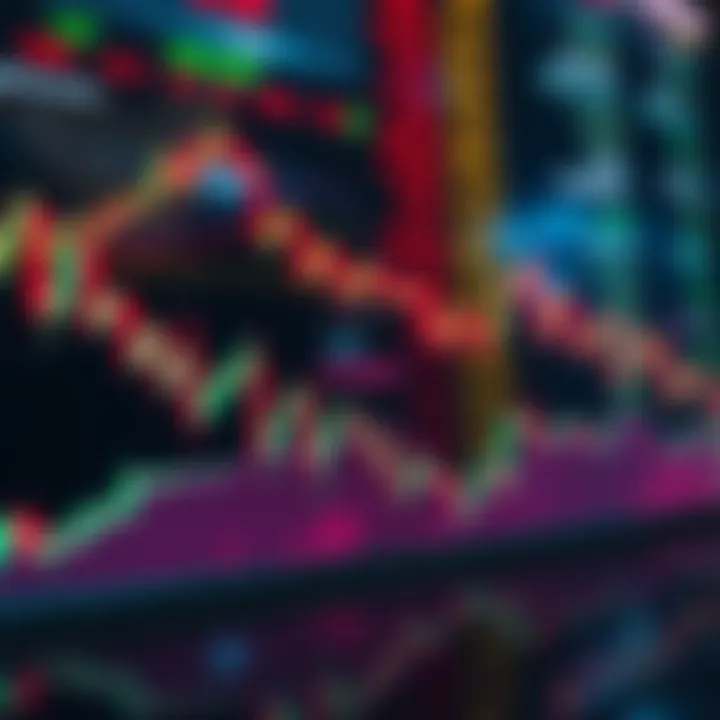 A graph showing declining cryptocurrency prices during August and September, with bearish market indicators in the background.