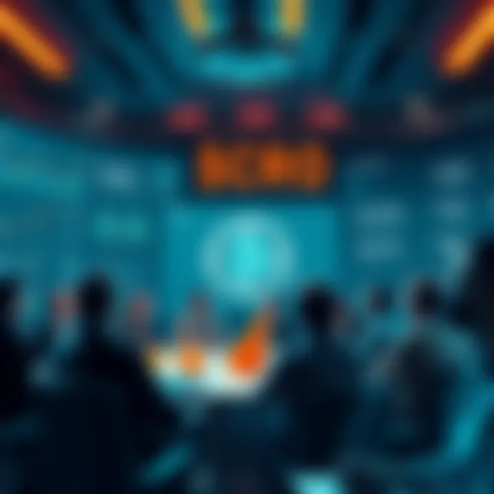 People discussing the potential rise of $CRO near 10 cents in 2026, surrounded by charts and graphs representing market trends.