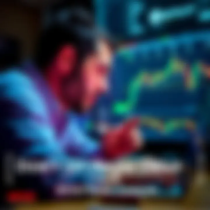 Person analyzing cryptocurrency trends A person looks at cryptocurrency charts on a laptop, reflecting on investment choices with a thoughtful expression.