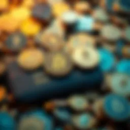 A diverse collection of cryptocurrency symbols representing Bitcoin, Ethereum, and new coins, symbolizing investment options for 2026