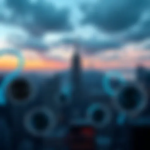 Graphic representation of cryptocurrency coins with a backdrop of New York City skyline, highlighting a tax proposal theme