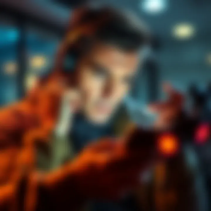 A frustrated customer looking at their phone with banking app, showing pending transactions and locked funds, expressing disappointment with the service