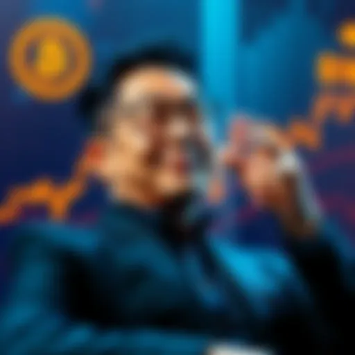 Former Binance CEO CZ confidently predicts Bitcoin will reach $1 million soon, with a visual of a rising Bitcoin chart in the background.