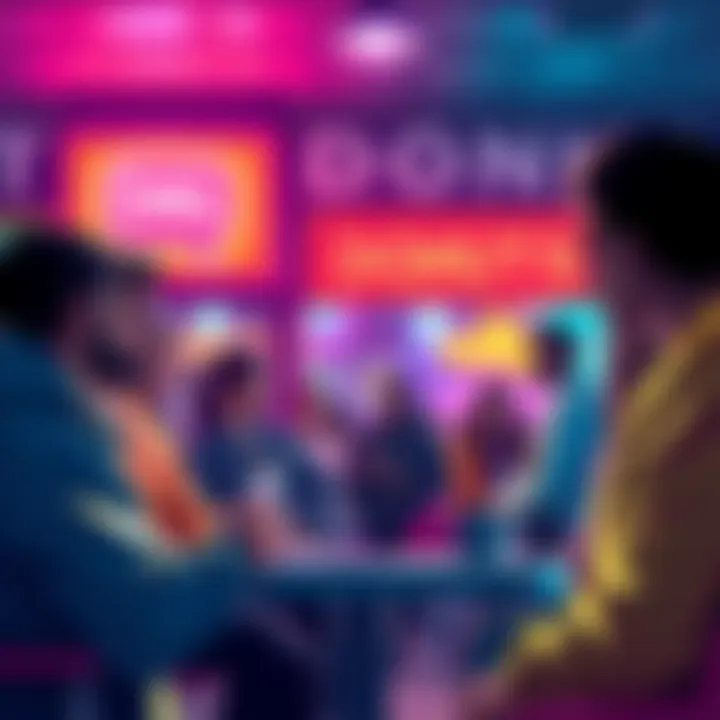 A group of people chatting about donuts and trading in a lively discussion thread