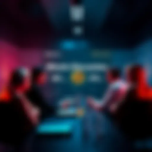 Daily Bitcoin Discussion A group of people engaging in a discussion about Bitcoin in a digital forum setting.