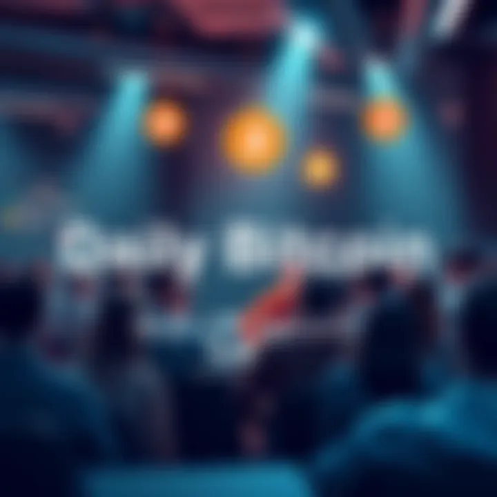 A vibrant online forum where people engage in discussions about Bitcoin, sharing insights and questions.