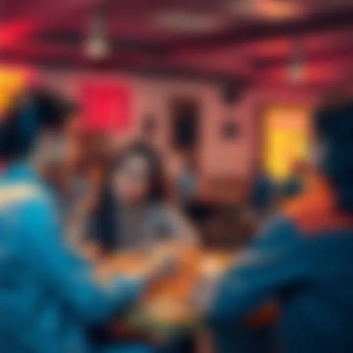 Group of people sharing thoughts about donuts and trading in a casual setting