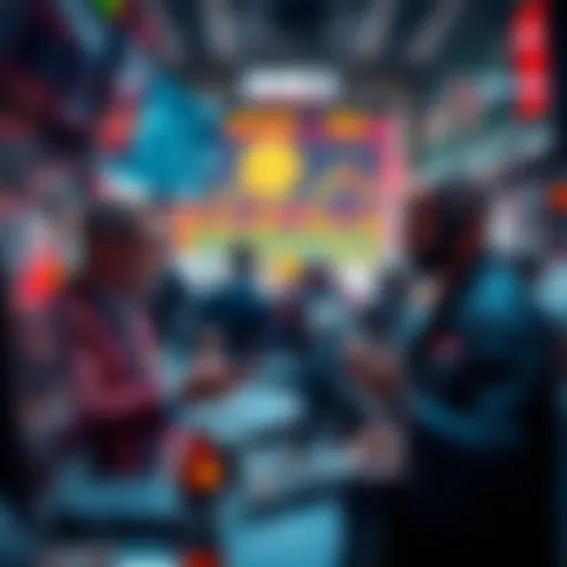 Traders discussing Litecoin market trends and strategies