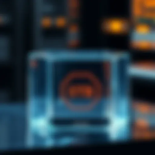 A piece of durable glass containing stored data, symbolizing advanced technology that preserves information for thousands of years.