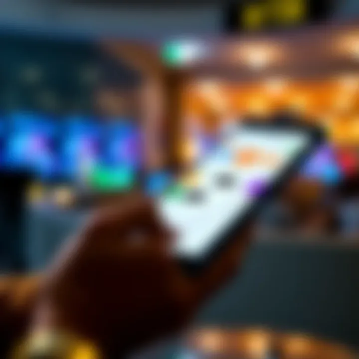 A person reviewing different dollar-cost averaging apps on a smartphone, looking for better options for Bitcoin investment.