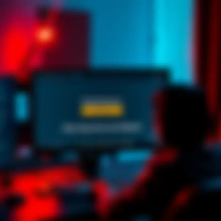 A computer screen shows a notification of a delayed payment with a worried person looking at it.