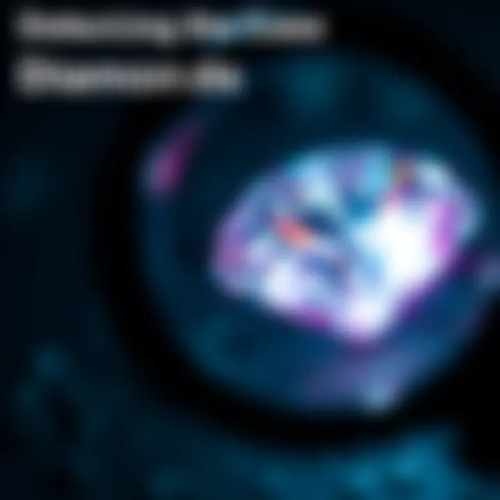 A close-up of a sparkling diamond under a magnifying glass, highlighting its clarity and facets, symbolizing detection efforts.