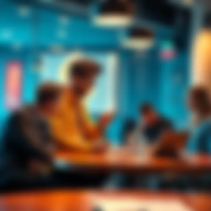 Developer Collaborating with HOGE Team A developer discussing tokenomics with the HOGE team in a meeting setting, highlighting collaboration on deflationary mechanisms.