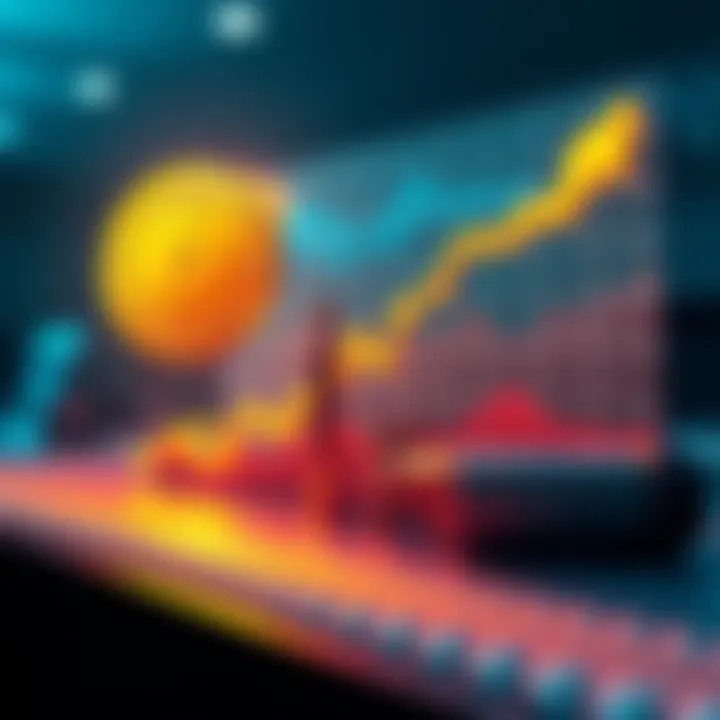 A graph showing the rising supply of Dogecoin, indicating potential growth in value