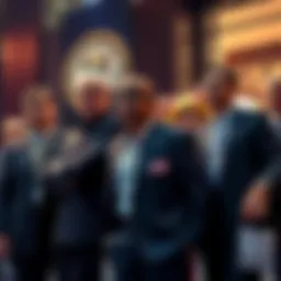 Top DOJ and FBI officials stand with Paolo and Sailor Moon at a public event, raising eyebrows and concerns about government integrity