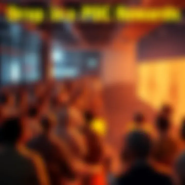 A visual representation showing a downward trend in POC rewards, with people expressing their concerns in a forum setting.