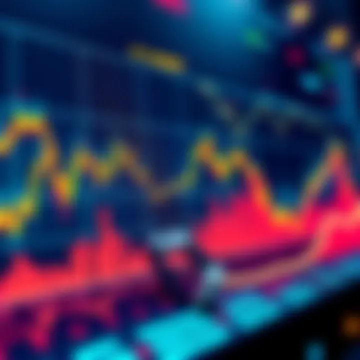 Graph showing the trading performance of ETH and DONUT with rising values and volumes